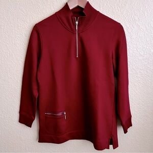 Ralph Lauren Jeans Co Red Half-Zip Pullover Sweater